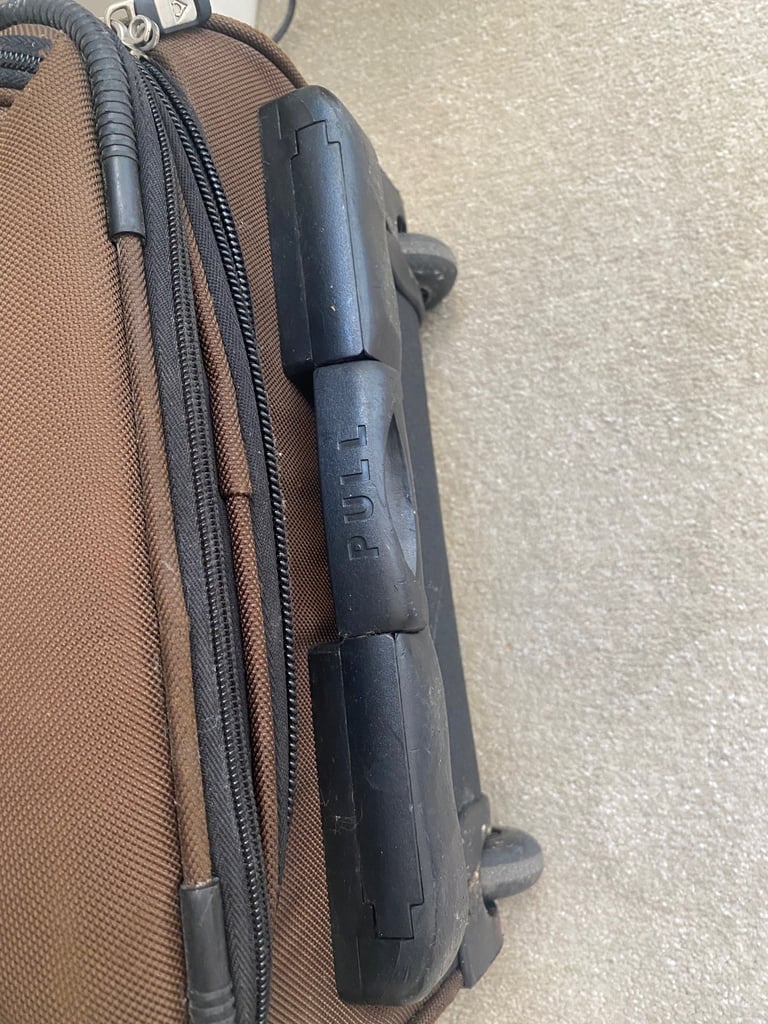 Antler small luggage with wheels,expendable telescopic handle 