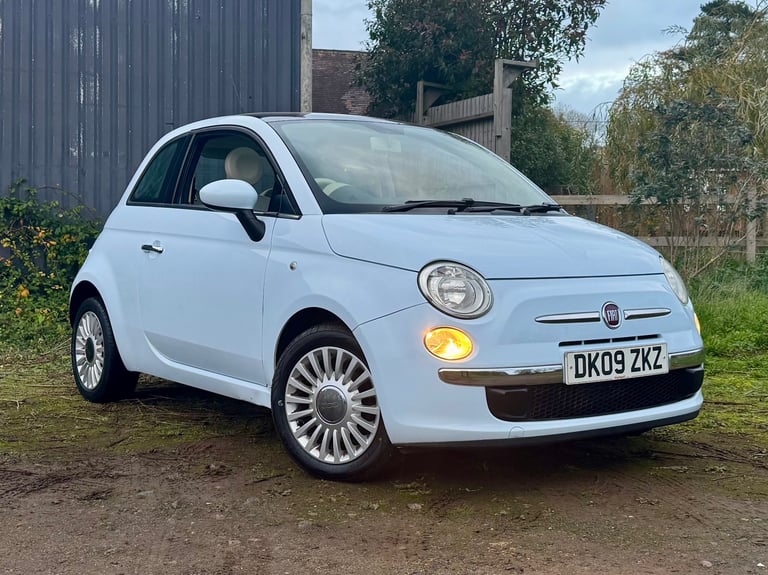 Fiat, 500, Hatchback, 2009, Manual, 1242 (cc), Pan Roof