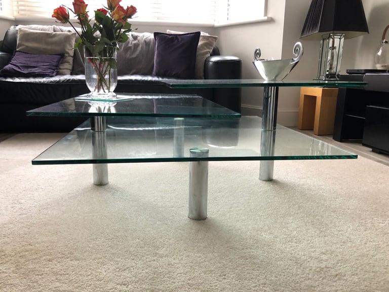 Glass Square Coffee Table