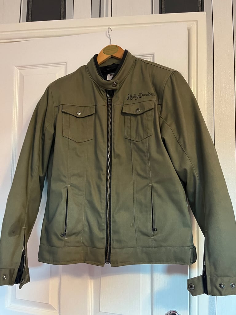 image for Ladies Harley Davidson Biker Jacket XL