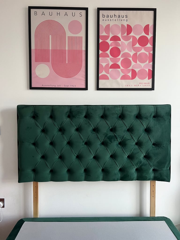 4FT 6 Double bed Divan frame no mattress - CASH IN HAND