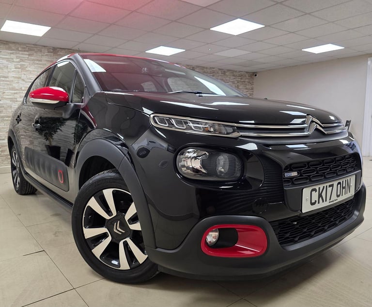 image for CITROEN C3 1.2 PureTech Flair Black Manual Petrol 2017 WARRANTY 12 MONTHS MOT