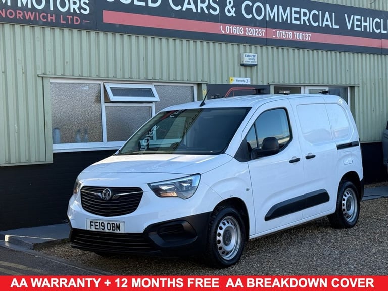 image for 2019 19 VAUXHALL COMBO 1.6 TURBO D 2300 EDITION PANEL VAN 4DR DIESEL MANUAL L1 H