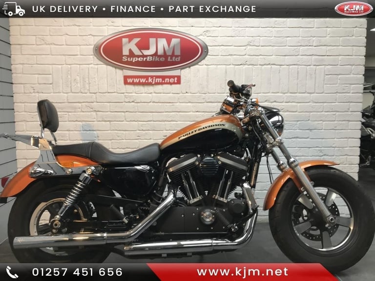 image for HARLEY DIVIDSON XL1200 CUSTOM LTD, 2014/14, 4780 MILES IN ORANGE & BLACK