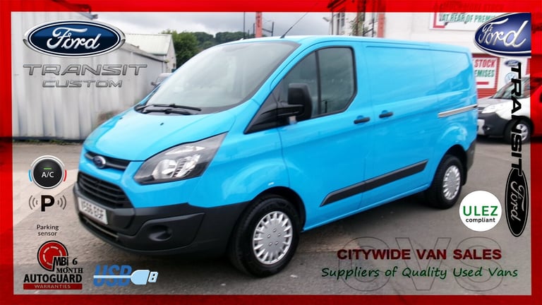 2016 Ford Transit Custom 2.0 TDCi 105ps Low Roof Van NO VAT PANEL VAN Diesel Manual
