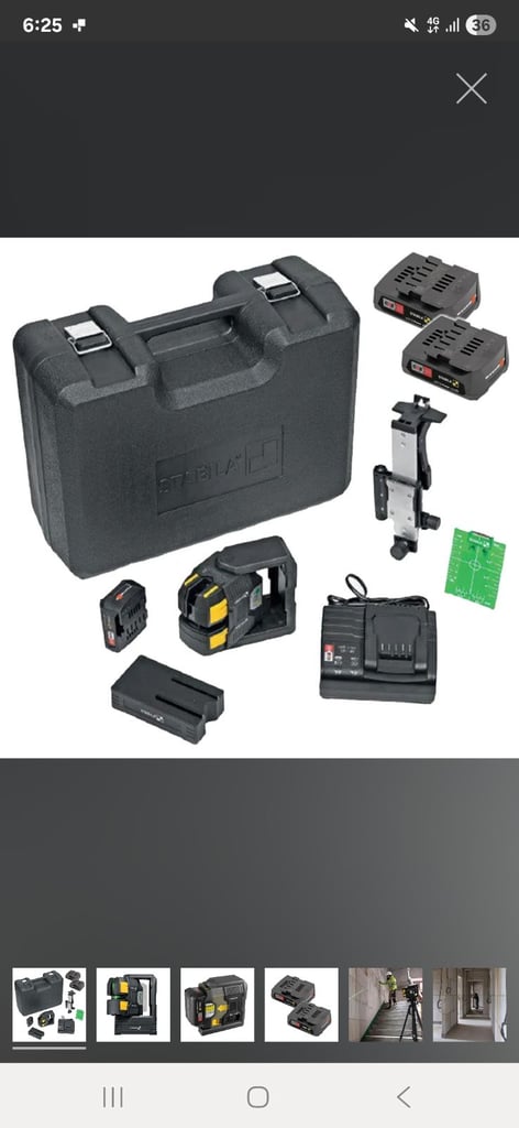 Stabila LAX 500 G Crossline Plumb Point Green Laser