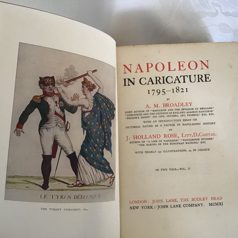 Antique ‘Napoleon in Caricature 1795-1821 vol.11 Hardcover published 1911