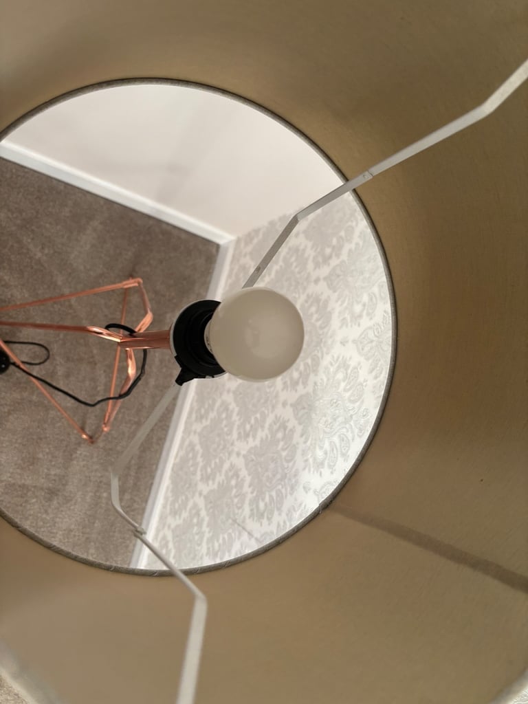 2 x standard lamps copper base 