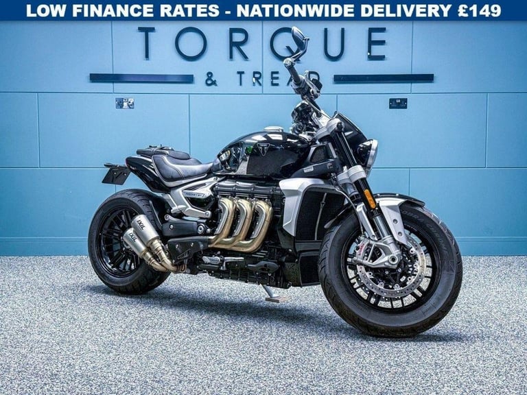 image for 2023 TRIUMPH ROCKET 3R RARE CHROME LTD EDITION - 357 MILES - IXIL EXHAUST -