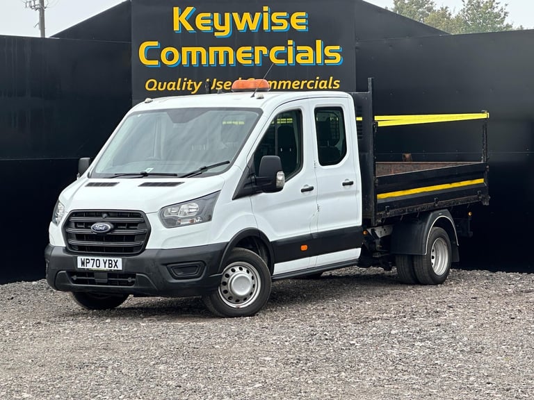 image for 2021 Ford Transit 2.0 350 EcoBlue Leader Tipper Double Cab 4dr Diesel Manual RWD L3 Euro 6 (s CHA...