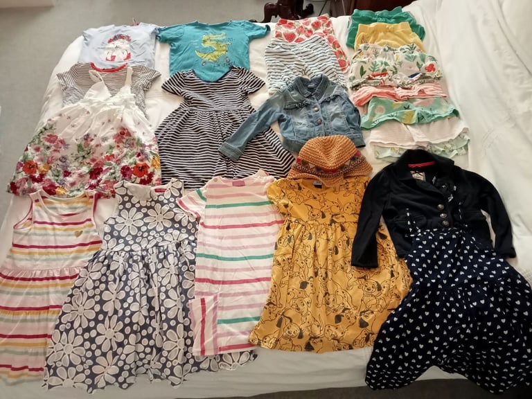 Summer 3 years to 5 years Girls' clothes- BODEN, JOULES, M&S + shoes