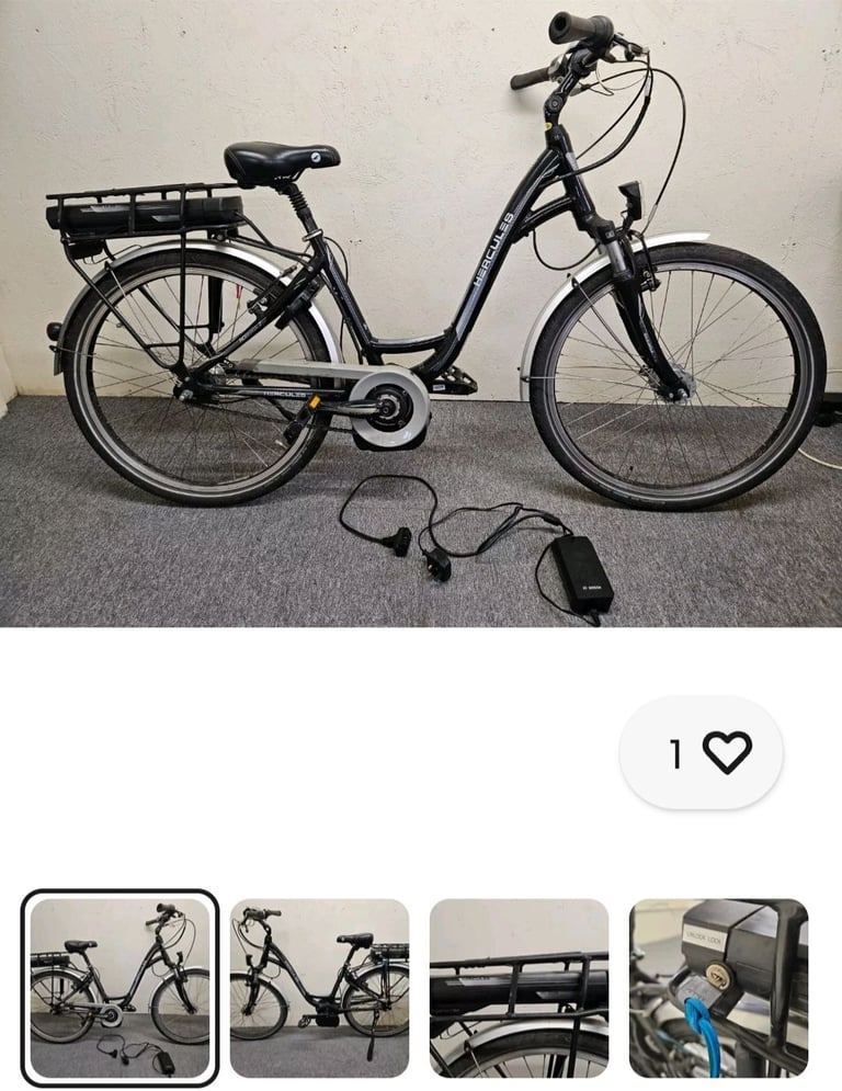Electric bike bosch no battery 