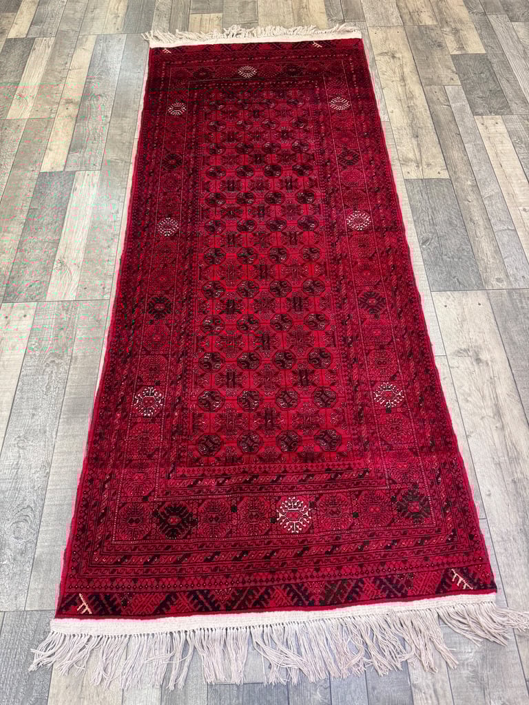 image for Handmade Afghan runner rug 200 x 80 cm