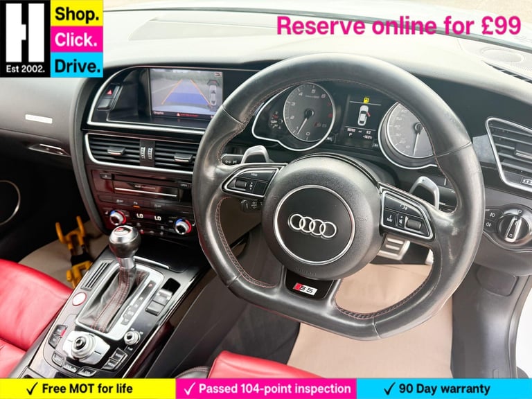 2014 Audi S5 3.0 TFSI V6 Black Edition Sportback S Tronic quattro Euro 5 (s/s) 5dr HATCHBACK Petr...
