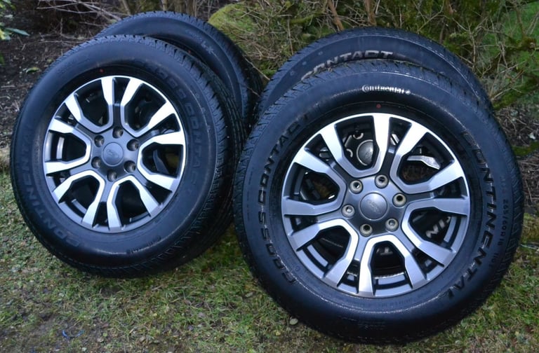 Ford Ranger 18 inch Diamond Machine Faced Alloy Wheels with Continental Tyres