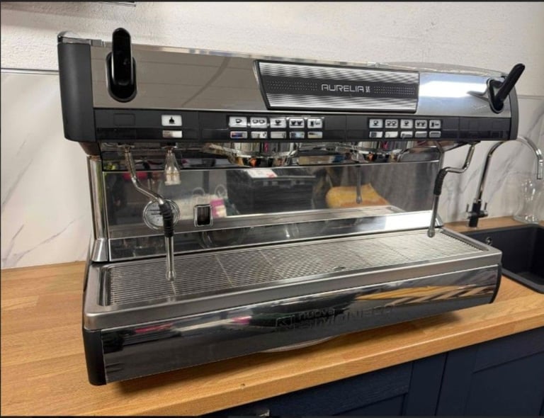 Nuova Simonelli Aurelia II Counter Top 2-Group Espresso Machine 220-230v Previously Hard Wired In