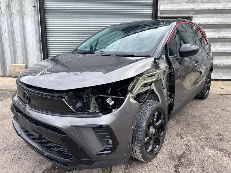 2024 73 REG VAUXHALL CROSSLAND GS 1.2 PETROL AUTO DAMAGED REPAIRABLE SALVAGE