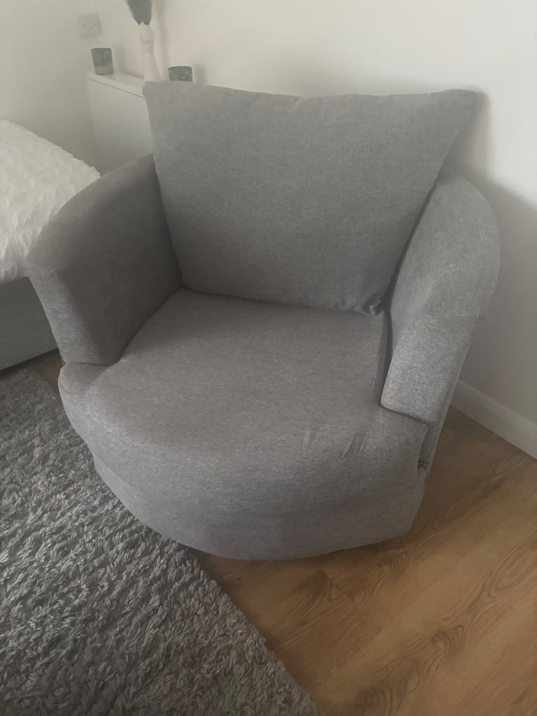 image for Grey spin chair