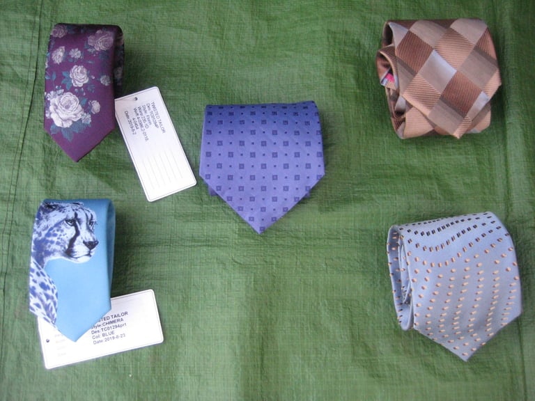 5 Famous Brand Name New and Unused SILK Ties for £5.00 EACH