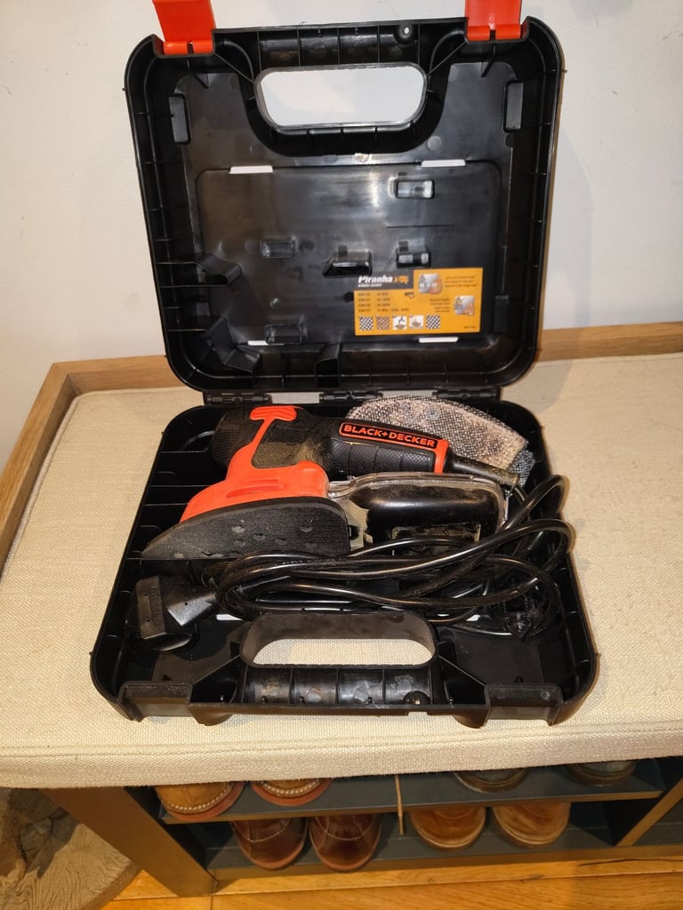 image for Black Next Generation Mouse Sander with Kit Box and 9 Accessories