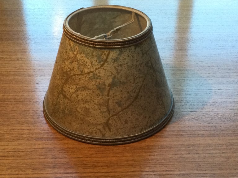 Brass double wall lights x 3, complete with x 6 quality light shades