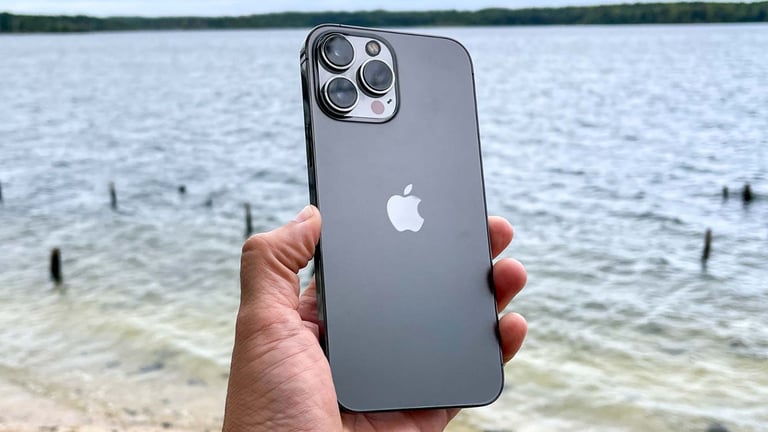 image for Unlocked Like New Used Apple Iphone 13 Pro Max One Year Warranty 