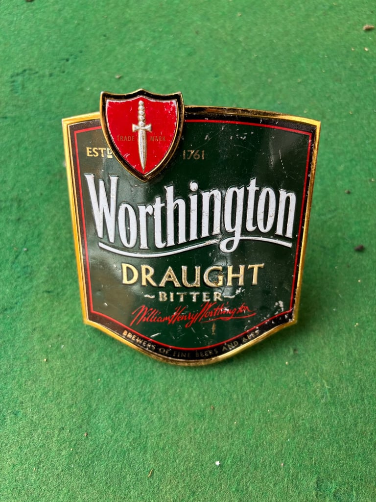 Brass beer pump badges £10 each or £50 the lot