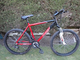 Apollo phaze bike, 20 inch lightweight frame, 21 gears, 26 inch wheels, front suspension