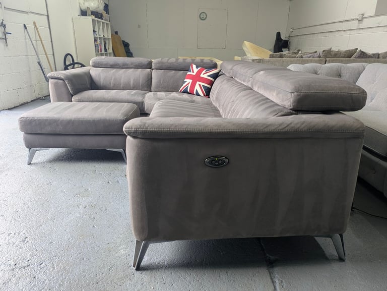 DFS Tahiti Corner Sofa Power Recliner (FREE DELIVERY)