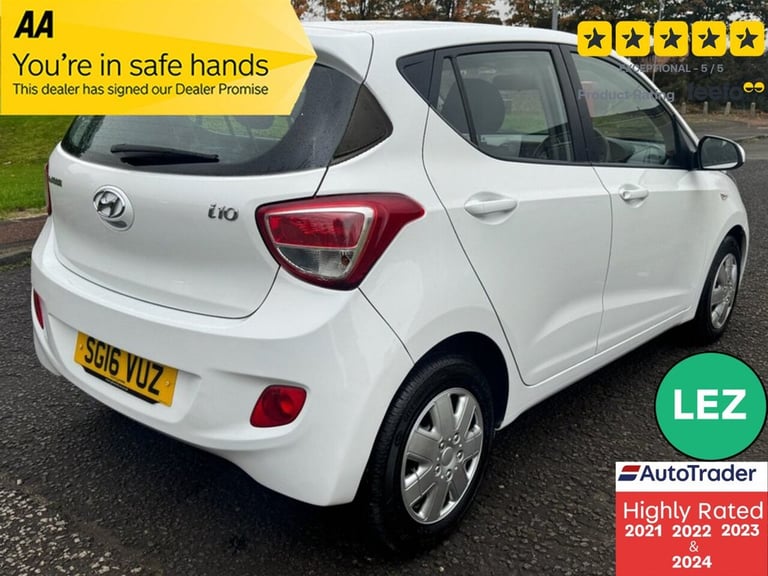 2016 Hyundai i10 1.0 SE Hatchback 5dr Petrol Manual Euro 5 (66 ps) Hatchback Petrol Manual