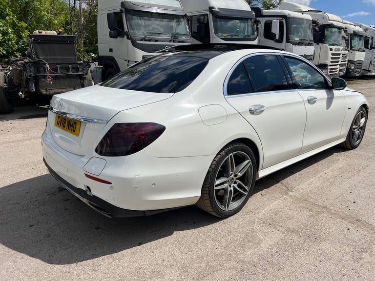 2018 MERCEDES BENZ E CLASS E350 AMG LINE PREMIUM HYBRID ELECTRIC DAMAGED SALVAGE