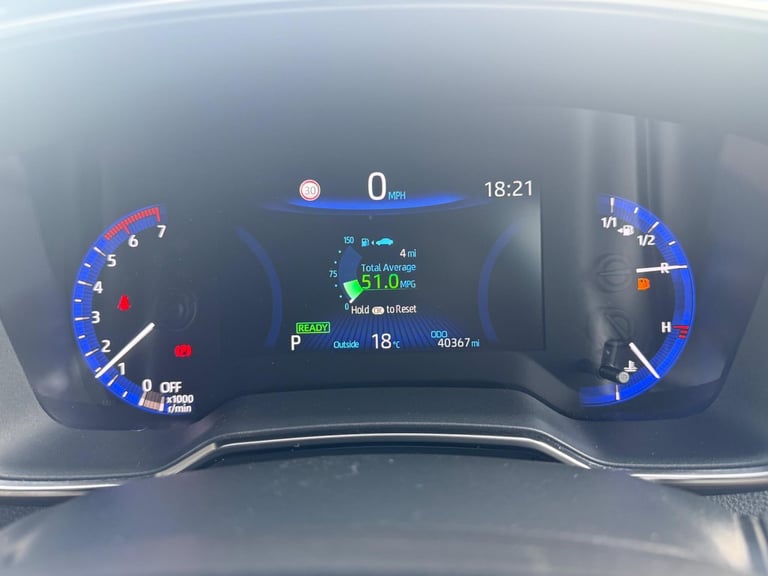 2020 Toyota Corolla 1.8 VVT-h Excel CVT Euro 6 (s/s) 5dr HATCHBACK Petrol/Electric Hybrid Automatic