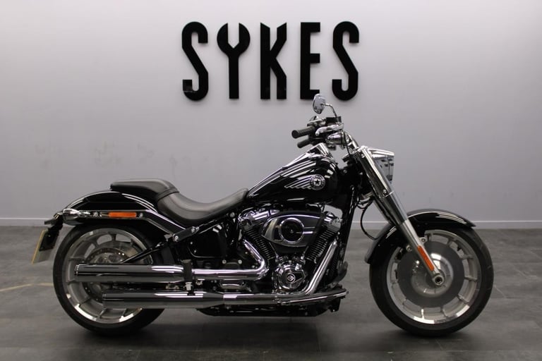 2025 Harley-Davidson FLFBS Softail Fat Boy 117 in Vivid Black