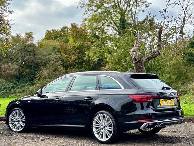 2019 Audi A4 2.0D 35 TDI S Line S Tronic Automatic Black Estate Diesel ULEZ FSH ESTATE Diesel Aut...