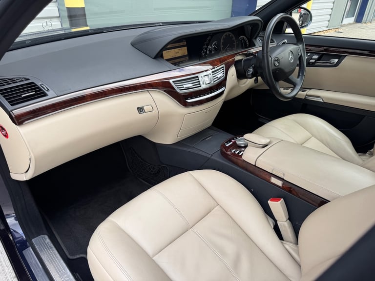 MERCEDES-BENZ S500 5.5 V8 PETROL AUTO 5DR SALOON 2007 [57] BLUE