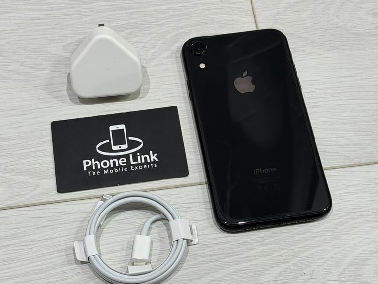 📱 Black Apple iPhone XR 64GB Unlocked All Networks + Warranty 🍎 - P1190