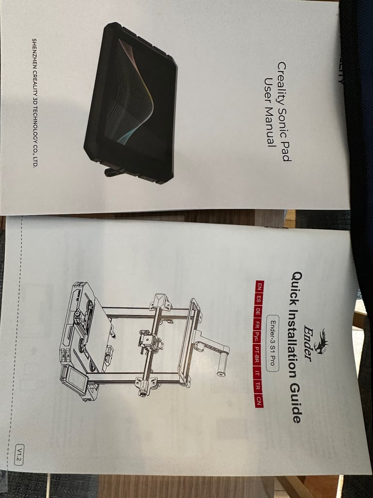 Ender 3 S1 Pro 3D Printer, Creality Sonic Pad, Enclosure.