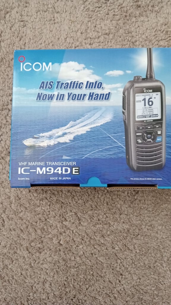 image for Brand new marine VHF transceiver IC-M94D E 