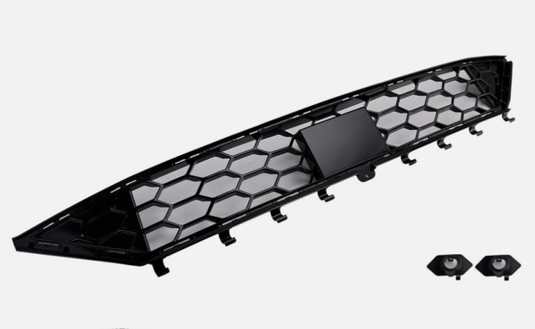 FORD FOCUS ST MK4 FACELIFT 2018 - 2021 ST GREY MESH FRONT GRILL WITH BADGE AND LOWER GRILLE