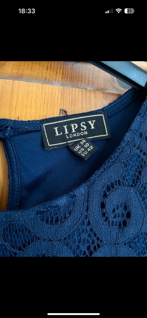 Lipsy navy dress