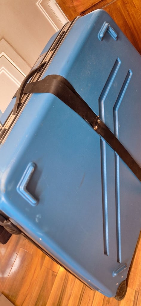 Hard wheeled case for transporting a bicycle eg to take on a plane journey. 