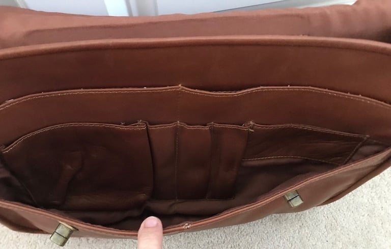 Leather Satchel in Tan Colour