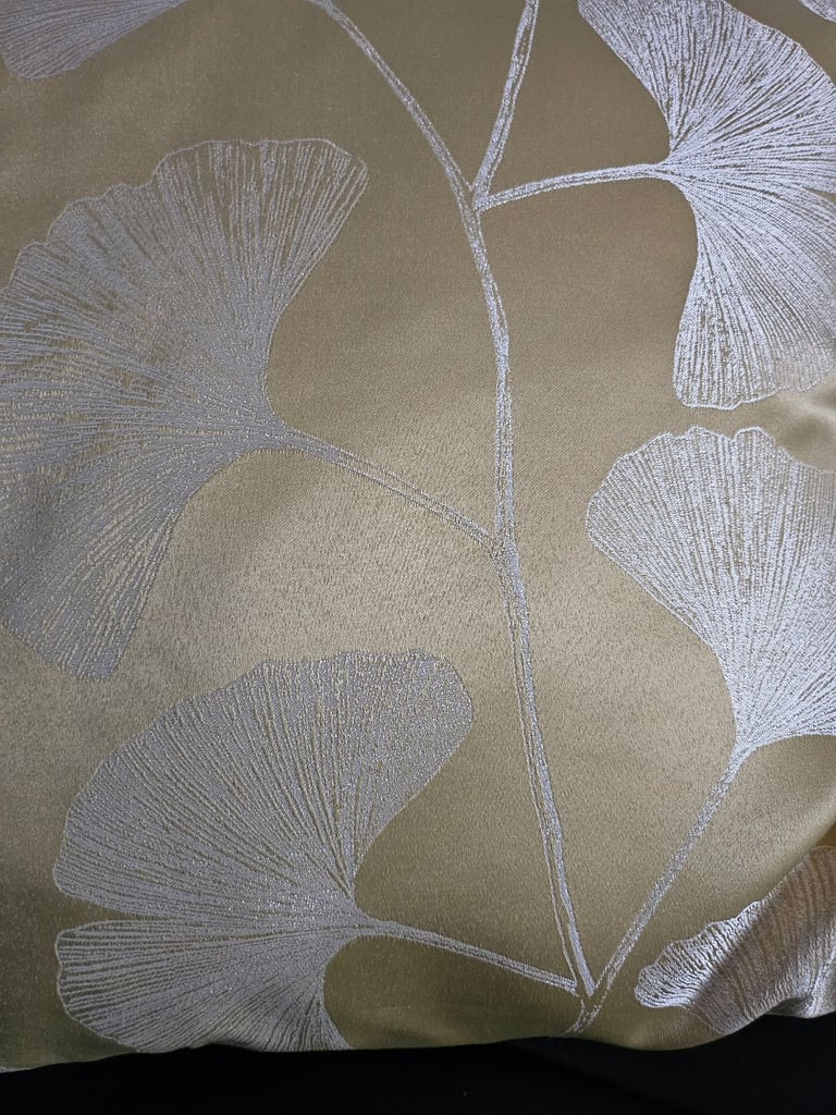 Eyelet Curtain Gold Ochre 66x90