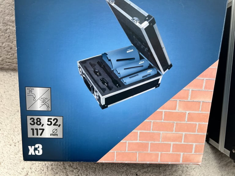 Erbauer Diamond Core drill kit (used once) for sale.