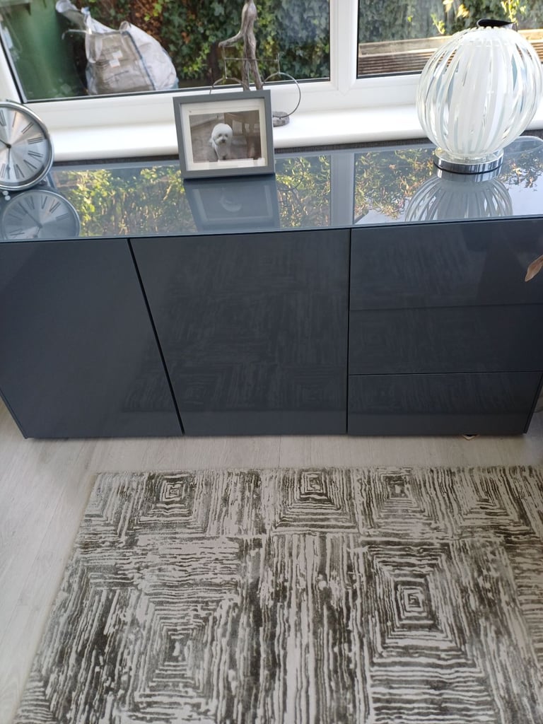 image for Grey Sideboard LED