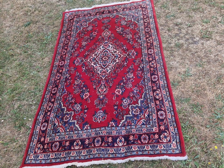 large handmade wool persian rug 