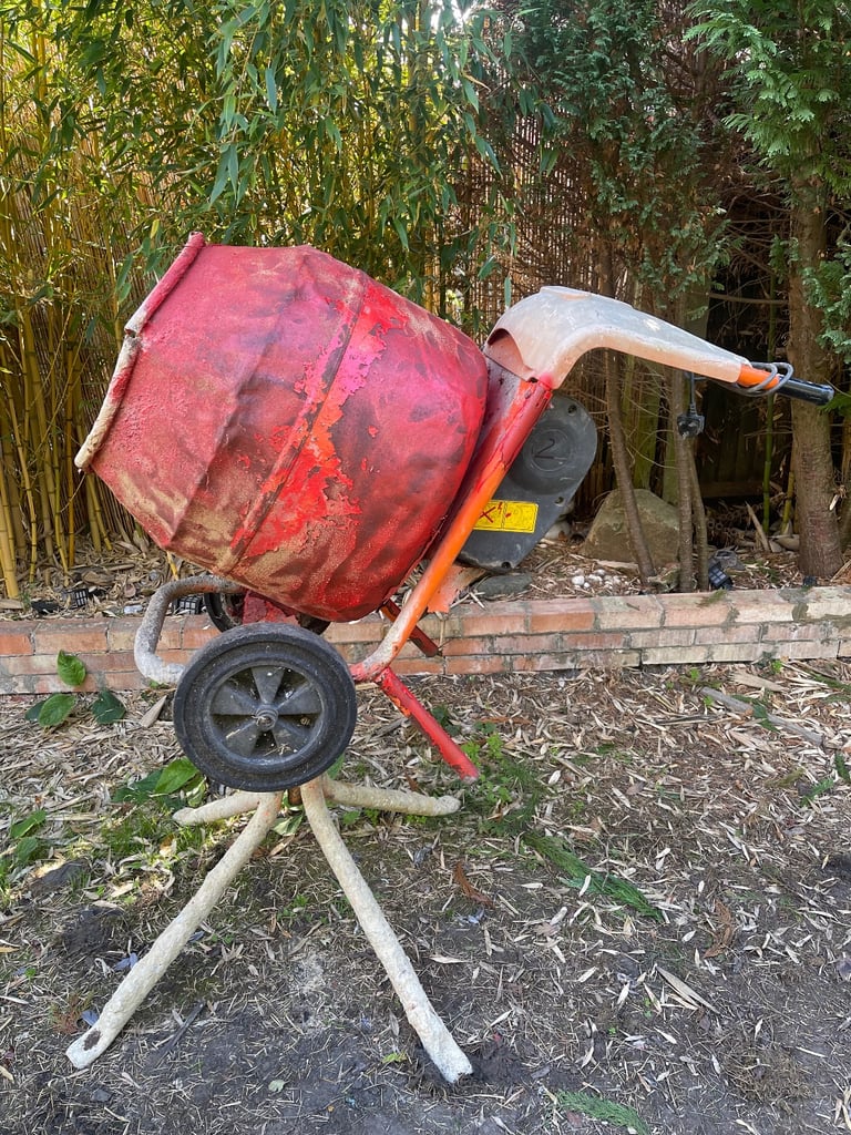 image for belle cement mixer 240v with stand