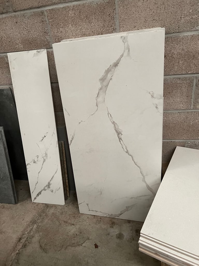 White Marble Tiles 1200x600mm