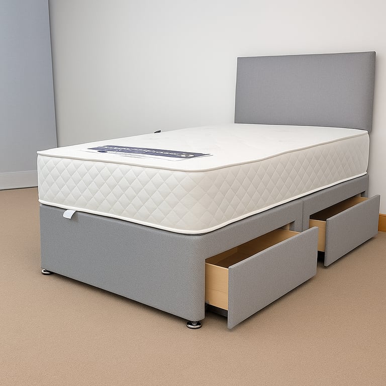 Affordable Divan Bed with Storage and Mattress – Perfect Bedroom Furniture for UK Households