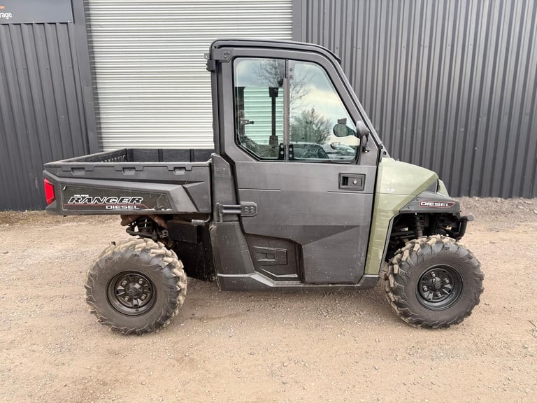 2018 ( 68 ) Polaris Ranger 1000 Diesel fully enclosed cab